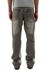 Grey Side-Panel Wide-Leg Jeans — 0015 - view 16