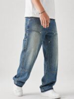 Washed Panelled Jeans — 0030 - view 7
