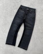 Dark Blue Panelled Jeans — 0060 - view 7