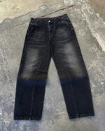 Blue and Black Patchwork Jeans — 268 - view 8