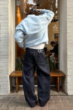 Washed Wide-Leg Jeans — 313 - view 26
