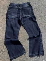 Dark Blue Panelled Jeans — 0060 - view 11