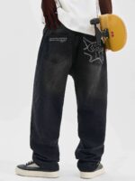 Black Star-Pocket Jeans — 7049黑 - view 4