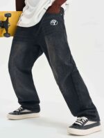 Black Star-Pocket Jeans — 7049黑 - view 23