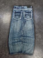 Blue Contrast-Stitch Jeans — 284 - view 6