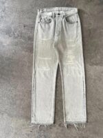 Light Grey Drawstring Wide-Leg Trousers — 283 - view 2