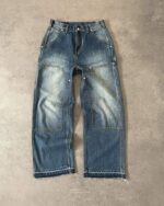 Washed Panelled Jeans — 0030 - view 2