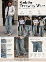 Washed Studded Jeans — 0020 - view 28