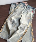 Blue Side-Detail Jeans — 345 - view 1