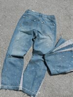 Blue Embellished Jeans — 99402 - view 9