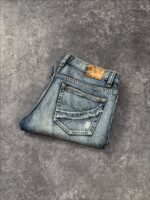 Blue Washed Pocket-Detail Jeans — 0061 - view 4