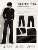 Panelled Denim Jeans — 320 - view 18