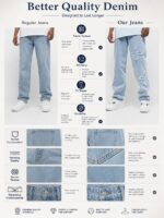 Light Blue Butterfly-Detail Jeans — 260 - view 12