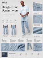 Light Blue Butterfly-Detail Jeans — 260 - view 13