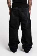 Black Embellished Wide-Leg Jeans — 0026 - view 10