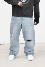 Panelled Wide-Leg Jeans — 5110 - view 13