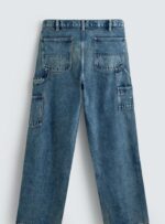 Washed Panelled Jeans — 0030 - view 4
