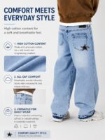 Star-Detail Denim Jeans — 0063 - view 11