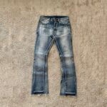 Blue Seam-Detail Jeans — 0047 - view 4