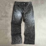 Black Paint-Effect Jeans — 317 - view 5