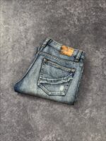 Blue Washed Pocket-Detail Jeans — 0061 - view 2