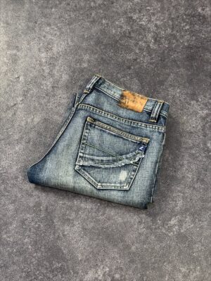 Blue Washed Pocket-Detail Jeans — 0061 - view 2