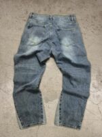 Blue Distressed Wide-Leg Jeans — 0008 - view 4