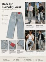 Panelled Wide-Leg Jeans — 5110 - view 27