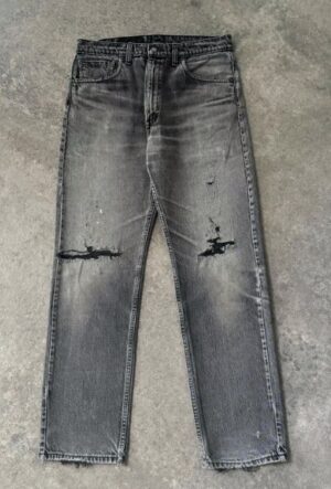 Grey Distressed Jeans — 319 - view 1
