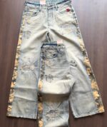 Blue Side-Detail Jeans — 345 - view 5