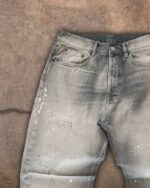 Grey Panelled Wide-Leg Jeans — 0024 - view 8