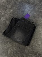 Black Washed Wide-Leg Jeans — 274 - view 6