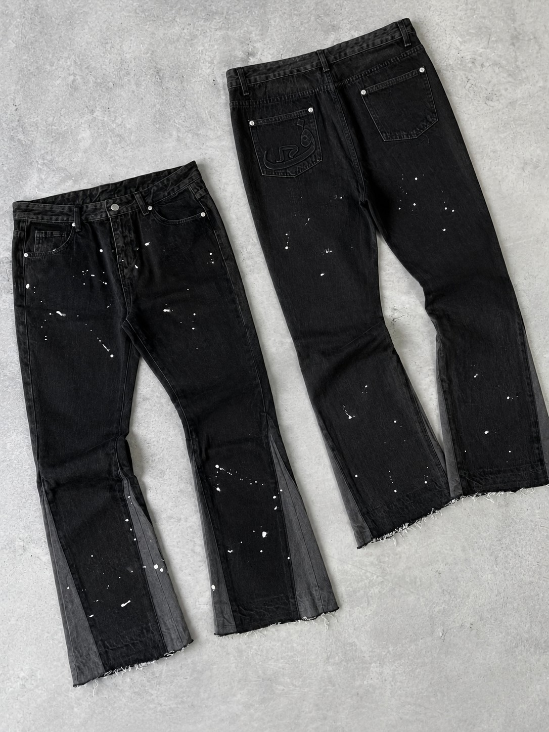 Black Embellished Jeans — 994 - view 2