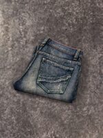 Blue Washed Pocket-Detail Jeans — 0061 - view 6
