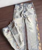 Blue Side-Detail Jeans — 345 - view 2
