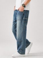 Washed Panelled Jeans — 0030 - view 18