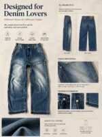 Washed Panelled Jeans — 0030 - view 6