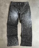 Black Paint-Effect Jeans — 317 - view 17