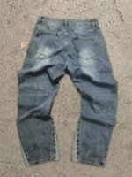 Blue Distressed Wide-Leg Jeans — 0008 - view 5