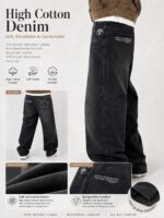 Black Star-Pocket Jeans — 7049黑 - view 12