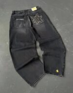 Black Star-Pocket Jeans — 7049黑 - view 14