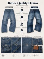 Blue Washed Denim Jeans — 0042 - view 15