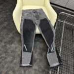 Grey and Black Patchwork Jeans — 0031 - view 7