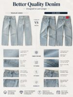 Panelled Wide-Leg Jeans — 5110 - view 30