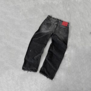 Panelled Wide-Leg Jeans — 5110 - view 1