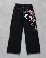 Black Pink-Butterfly Jeans — 378 - view 3