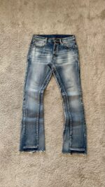 Blue Seam-Detail Jeans — 0047 - view 3
