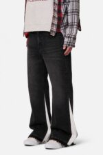 Panelled Denim Jeans — 320 - view 25