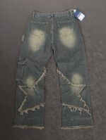 Star-Patch Distressed Jeans — 264 - view 4