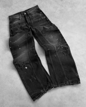 Washed Denim Jeans — 0036 - view 2